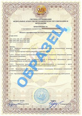 Приложение 1 Электросталь Сертификат ГОСТ РВ 0015-002
